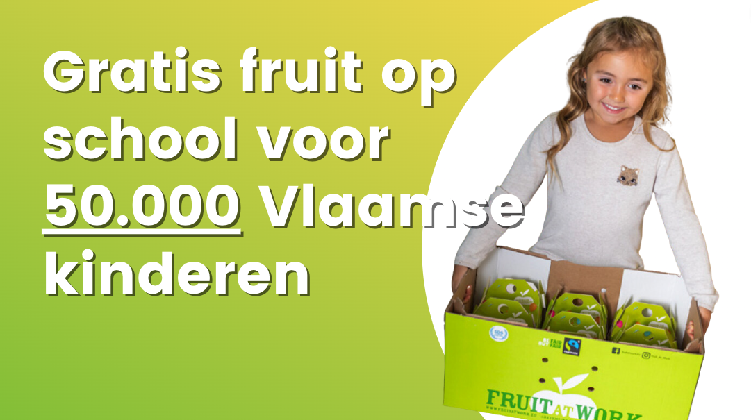 Gratis fruit op school voor 50.000 Vlaamse kinderen