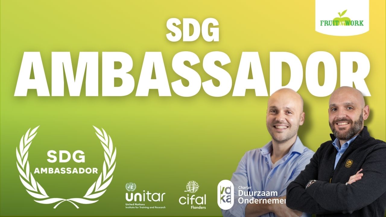 Fruit At Work uitgeroepen tot SDG Ambassador