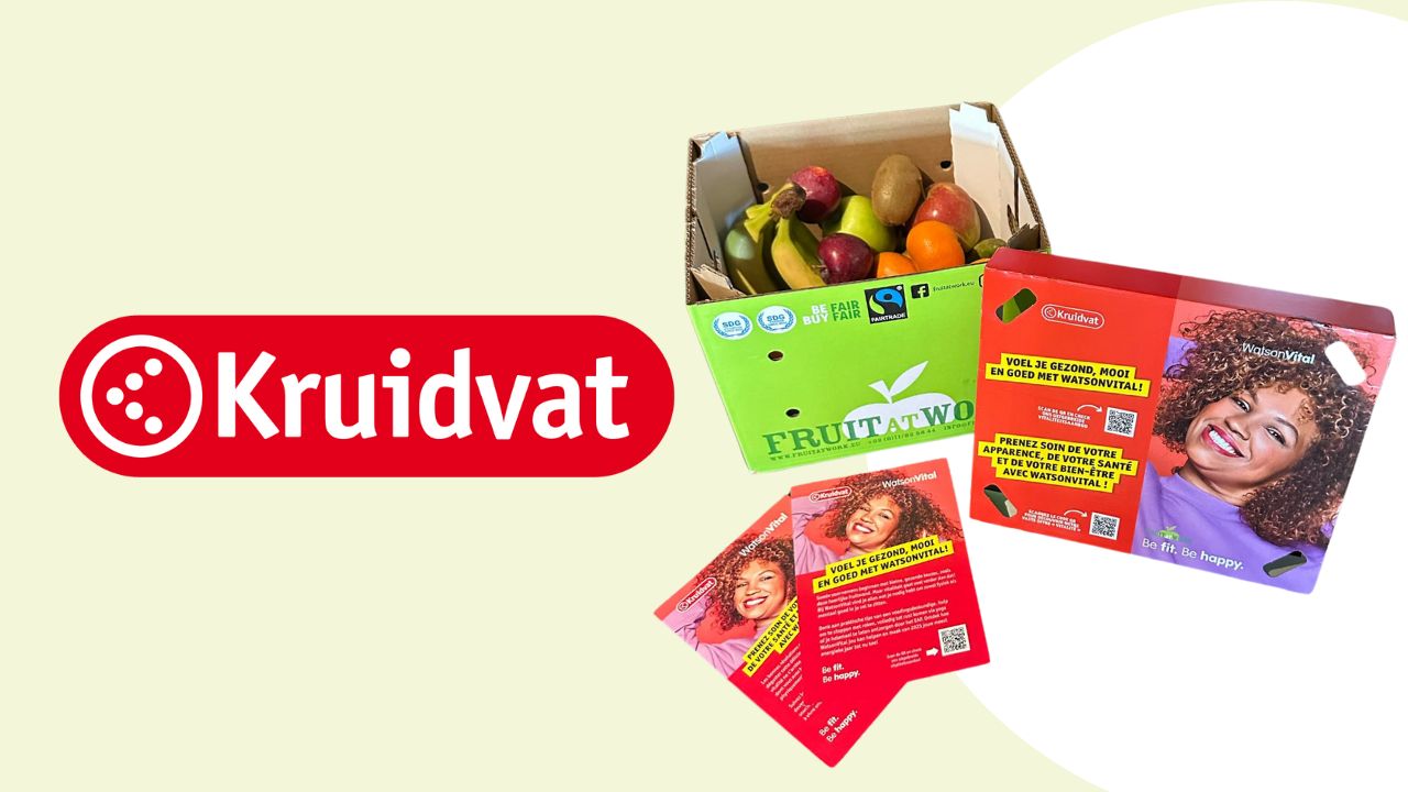 Des boîtes de fruits pleines de vitalité chez Kruidvat !