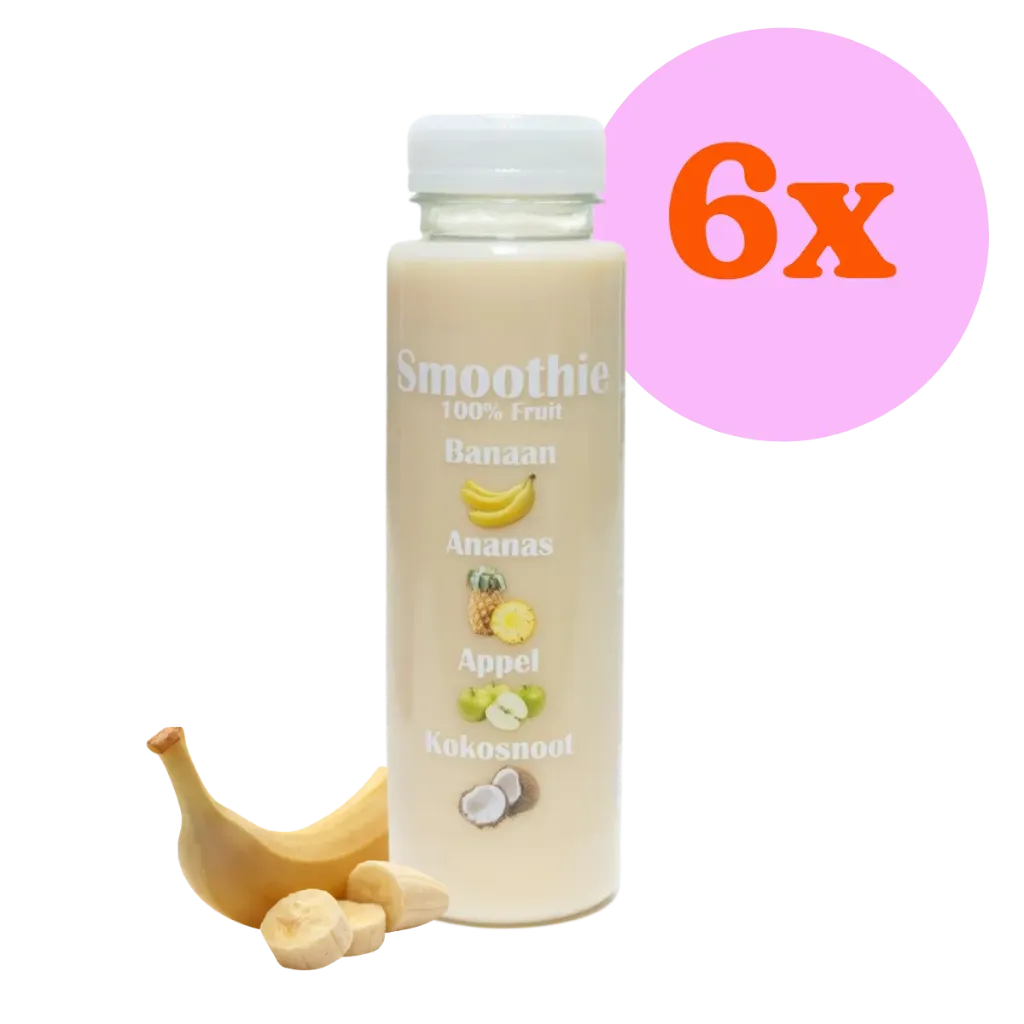 Smoothiepakket – Banaan, Ananas, Appel & Kokosnoot